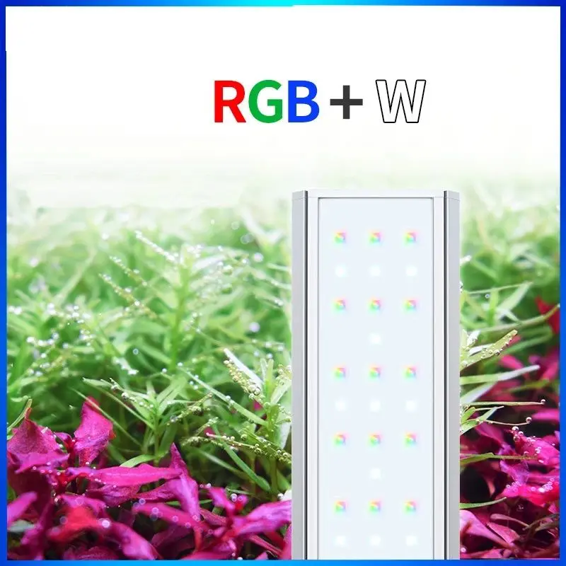 WEEK AQUA Aquarium-Iluminación LED serie V, espectro completo, accesorios para plantas de agua, lámpara para pecera, luz para suministros de atractor de pecera