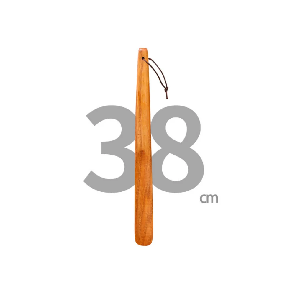 New Wooden Shoe Horn Easy on Off Extra Long Handle Shoehorn Hanging Portable Put on Shoes Tools for Seniors