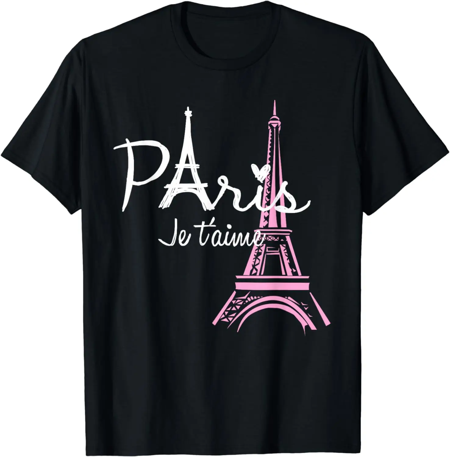 I Love Paris Eiffel Tower France T-Shirt French Souvenir funny Short Sleeve Tshirt Streetwear