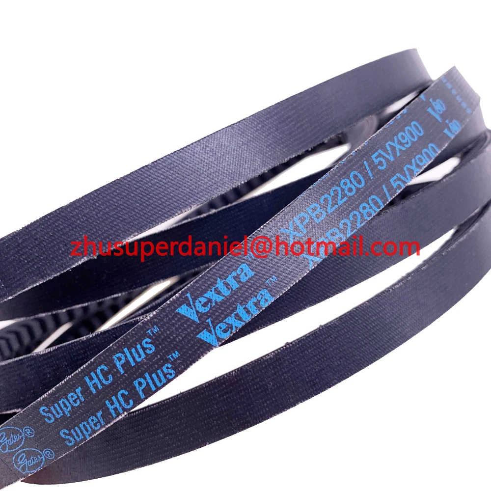 

10pcs/lot XPB2280=5VX900/ XPB2350=5VX930/ XPZ975/ XPZ1270=3VX500 screw air compressor driving belt leather belt V ribbed belt