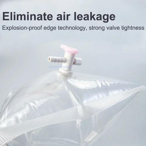 Imagen 2 del producto Bolsa de recolección de gas bolsa de muestreo de gas bolsa de gas de película de flúor bolsa de muestreo FEP COVs bolsa de recolección de gas de hidrocarburo total sin metano