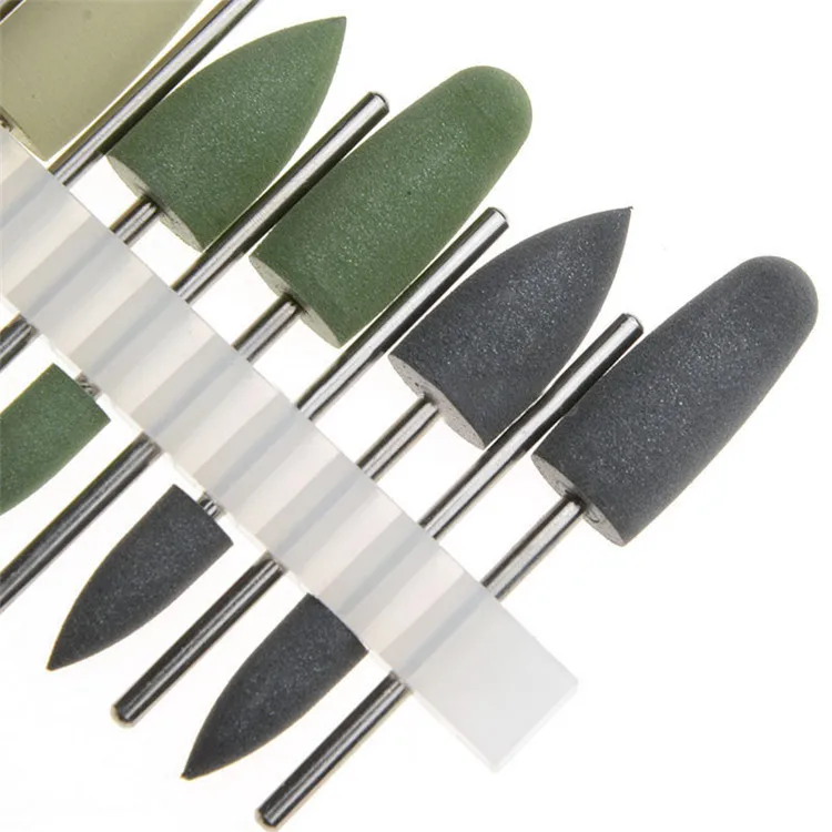 12PCS/Box Dental Composite Polishing Kit for Low Speed Handpiece Contra Angle Ceramic Silicone Rubber Polishers