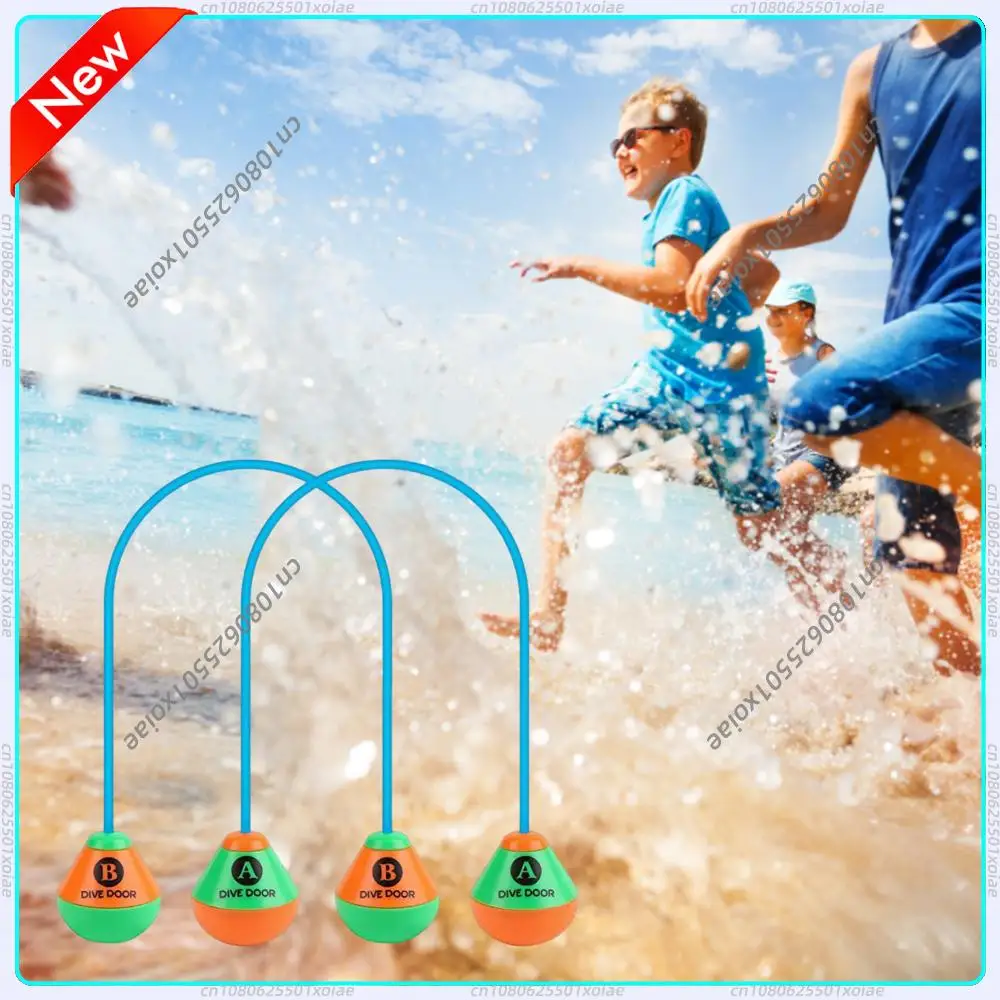 2pcs/set Swimming Game Aids Dive Door Funny Diving Doors Rope Reusable Diving Training Crossing Rope Door for Outdoor Pool Games
