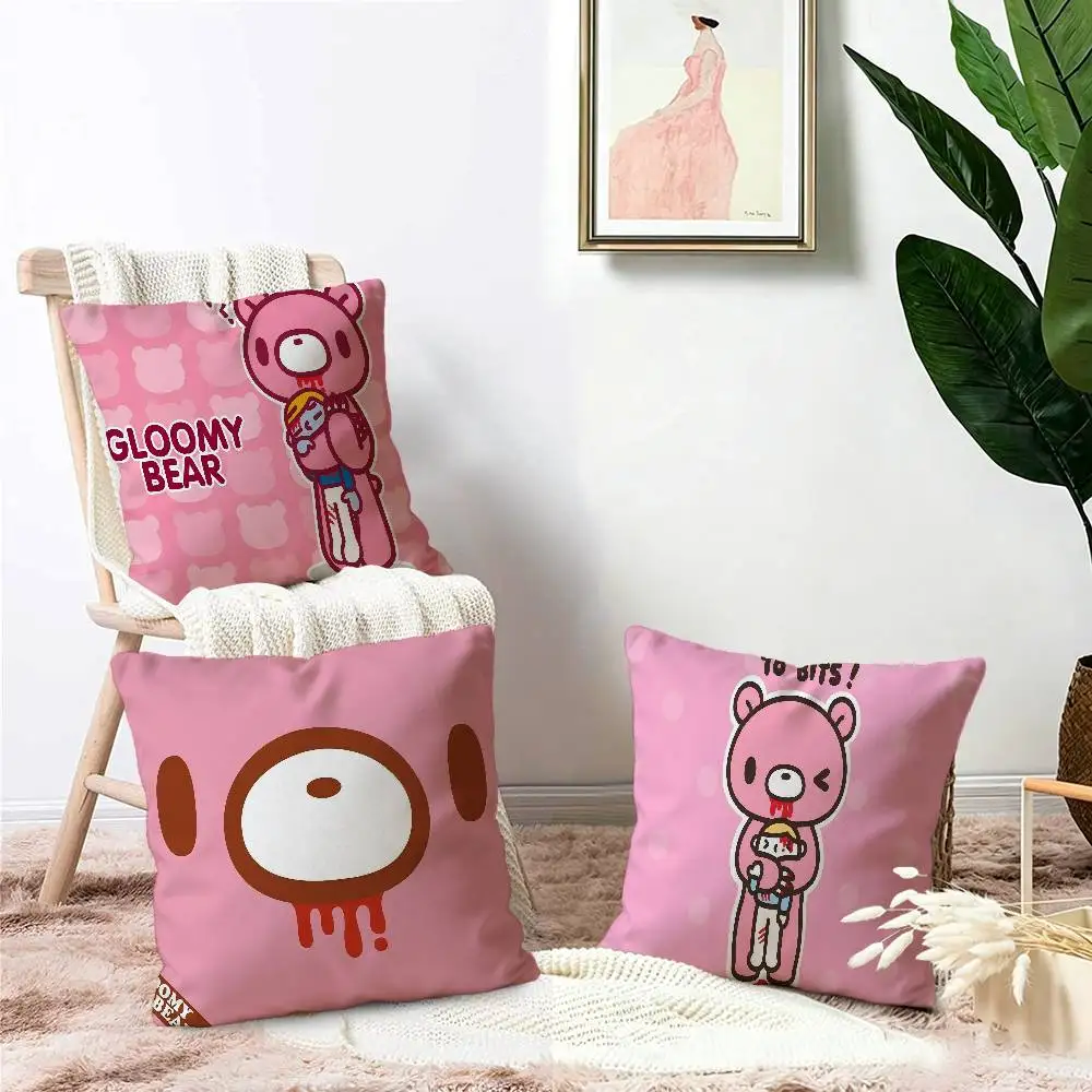 G-Gloomy B-Bears Character Personalized picture text home decorative pillows Household Gifts 45x45cm