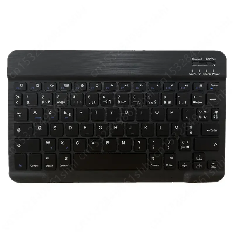 Clavier บลูทูธ Azerty Francais คีย์บอร์ดสําหรับ iPad Xiaomi Lenovo แท็บเล็ตรัสเซียสเปน Teclado คีย์บอร์ดไร้สาย