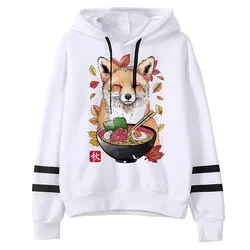 Fox hoodies women Winter  y2k aesthetic hoddies women graphic pulls