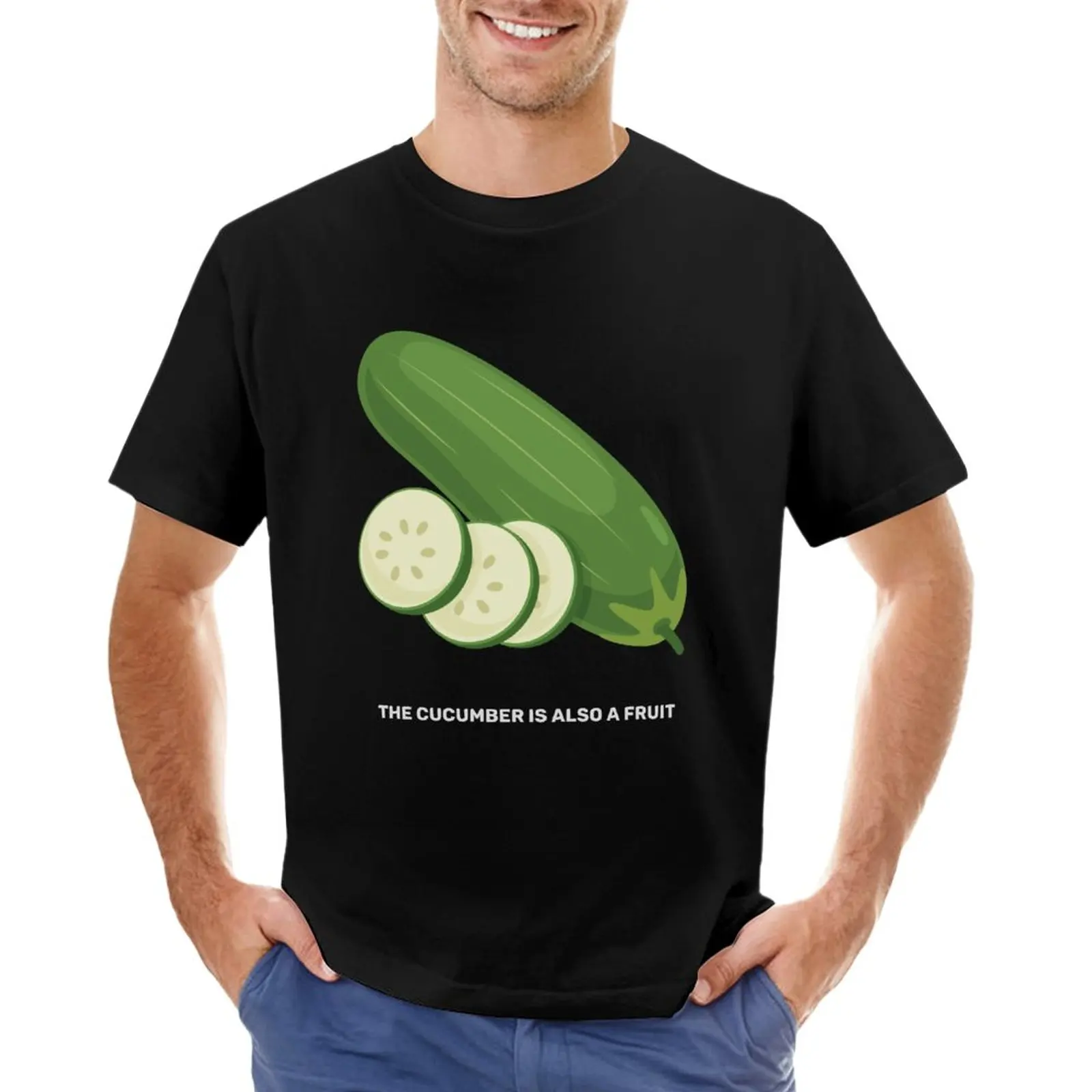 

Cucumber is a Fruit Funny Chef Cook Cooking Witty T-Shirt vintage clothes t shirt man t shirts for men pack