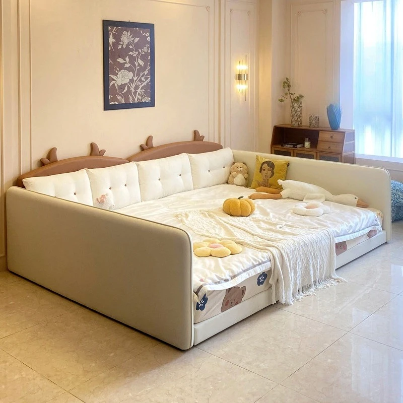 Master bedroom parent-child bed, splice for a family of four, floor bed