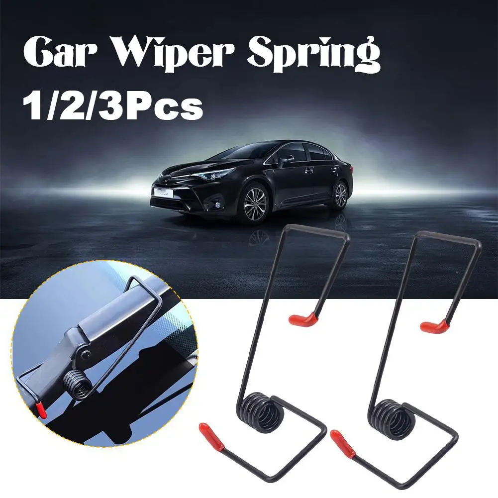 1/2/3pcs Universal Windshield Wiper Spring Alloy Booster Replaceable Tool Auto Accessories Parts Spring Repair J7S5