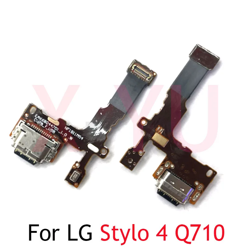 LG 스타일러스 4 5 6 Q710 Q720 Q730 용 USB 충전 충전 도크 포트 마이크 커넥터 플렉스 케이블 보드