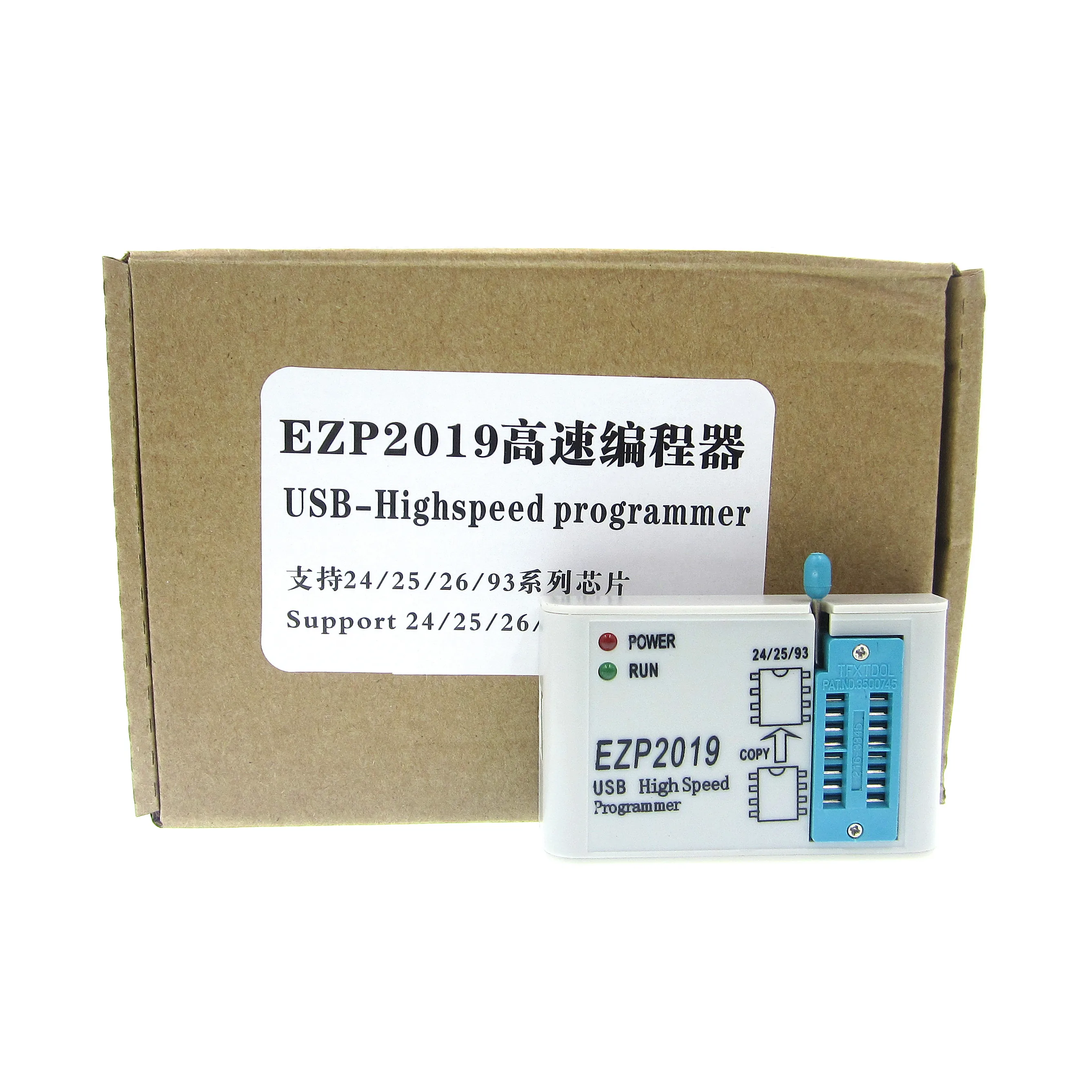 Programador SPI USB de alta velocidad EZP2019 EZP2020 EZP2025, mejor que EZP2013 EZP2010 2011, compatible con 24 25 26 93 EEPROM 25 Flash Bios