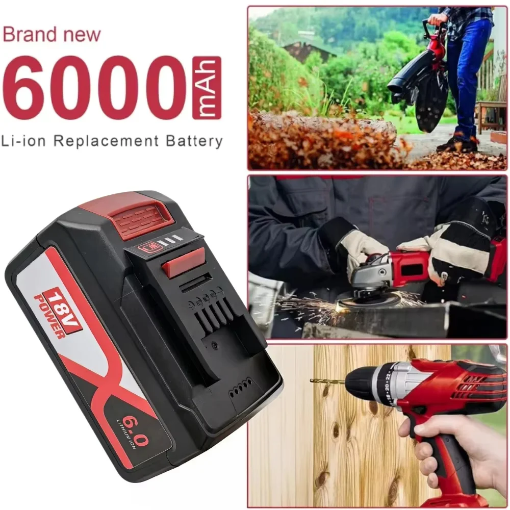 For EINHELL EIN18C2, 18V Lithium Ion Batteries, Power X-change PX-BAT4 4511396 4511437 10.0Ah Replacement Battery