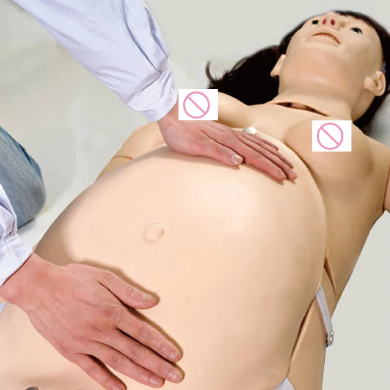 Maternal and Neonatal Delivery Emergency Simulator Pregnant Nursing Maternity Birthing Mannequin