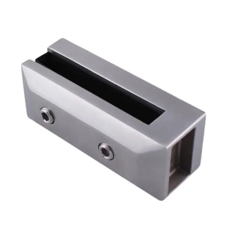 New Design Frameless Glass Balcony Balustrade Railing Side Mounted Glass Spigot 304 Stainless Steel Hardware Fittings