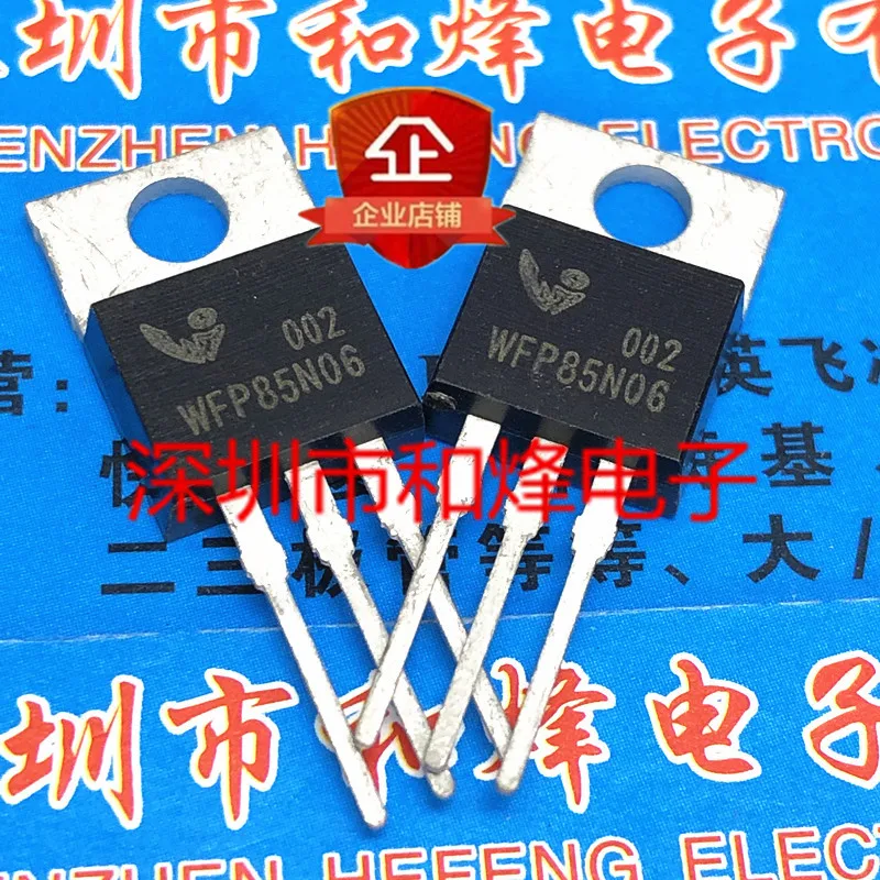 5PCS-10PCS WFP85N06  TO-220 60V 85A   New and Original On stock