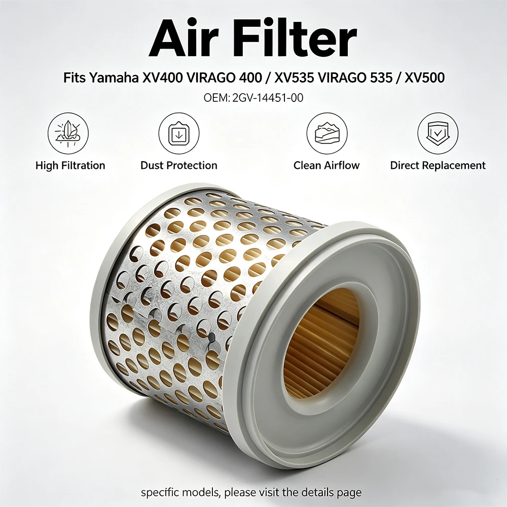 2GV-14451-00 Motorcycle Air Filter Is for Yamaha XV500 XV400 VIRAGO XV535 VIRAGO 535 1987-2000