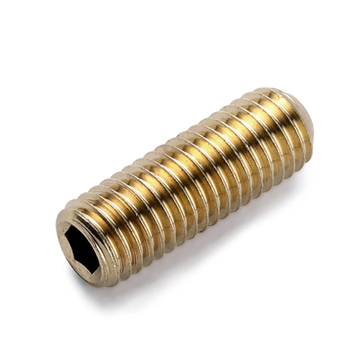 Metric Screw e Headless Hexagon Socket Set, Brass Bolts, M2M3M4M5M8-M12