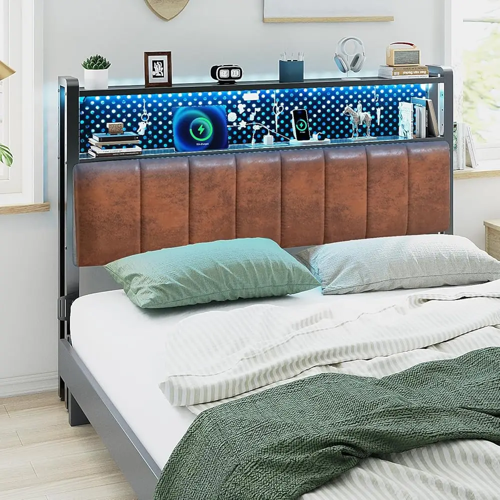 

Прикроватный столик с зарядной станцией, узкая тумбочка с 2 ящиками, компактный прикроватный столик для гостиной, для небольших помещений