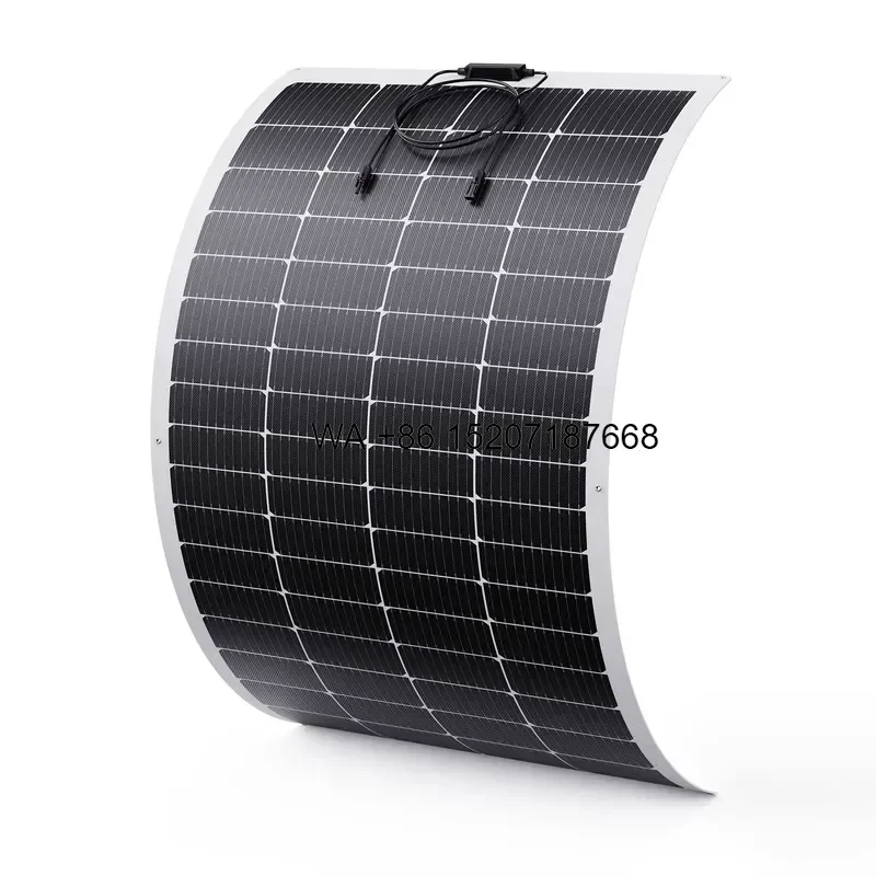 Wmwmnu for Callsun White Frame 200W Flexible Solar Panel 182mm PERC A+ Monocrystalline 23% Efficiency IP68 Waterproof