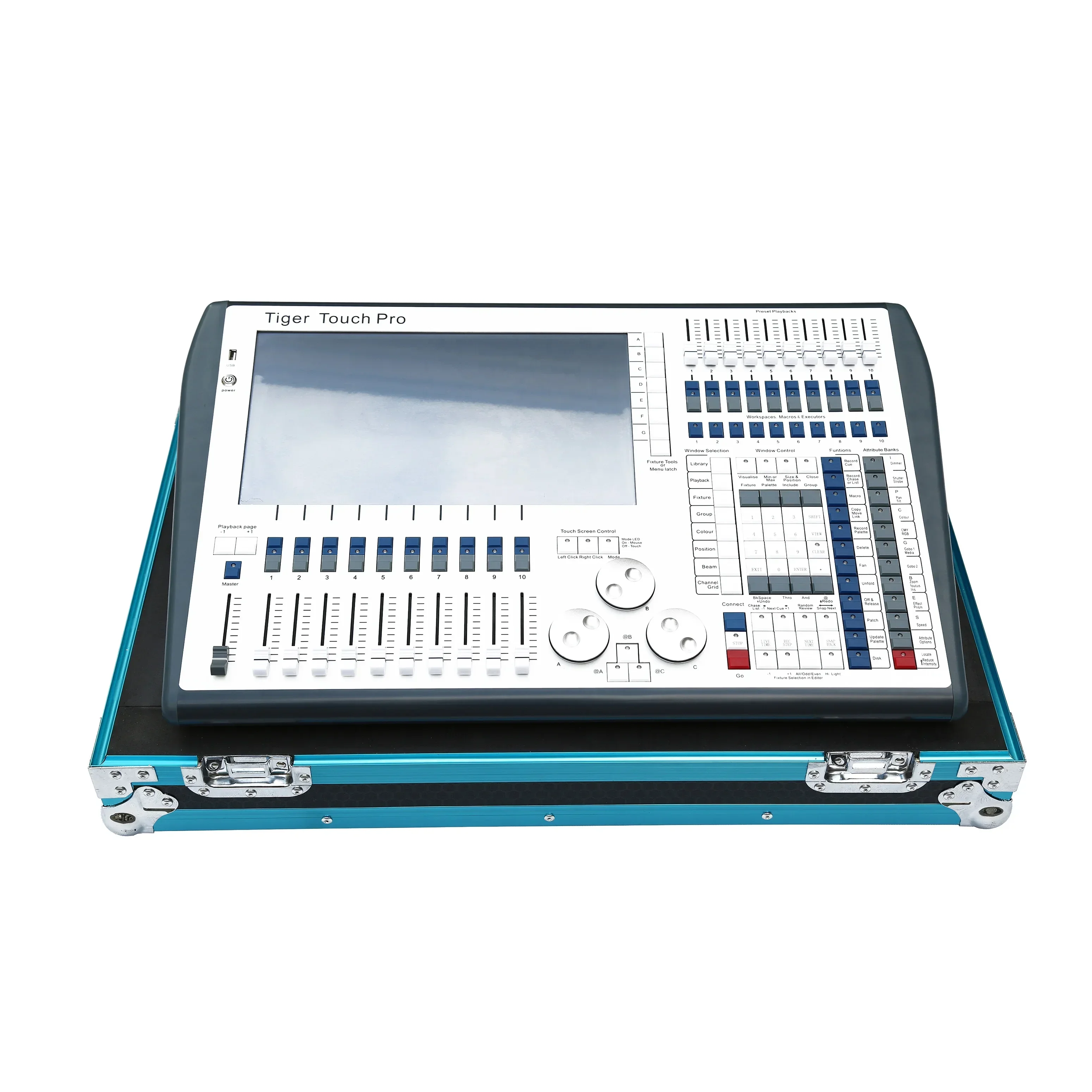 2025dmx 512 controller titan controller stage light dj lighting system tiger touch pro console light dmx controller
