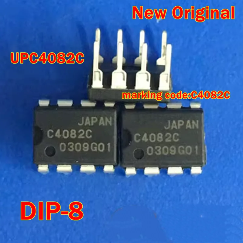 1Pcs to 100Pcs C4082C Upc4082C New Original Dip8 General-Purpose Linear Operational Amplifiers (Op-Amp)
