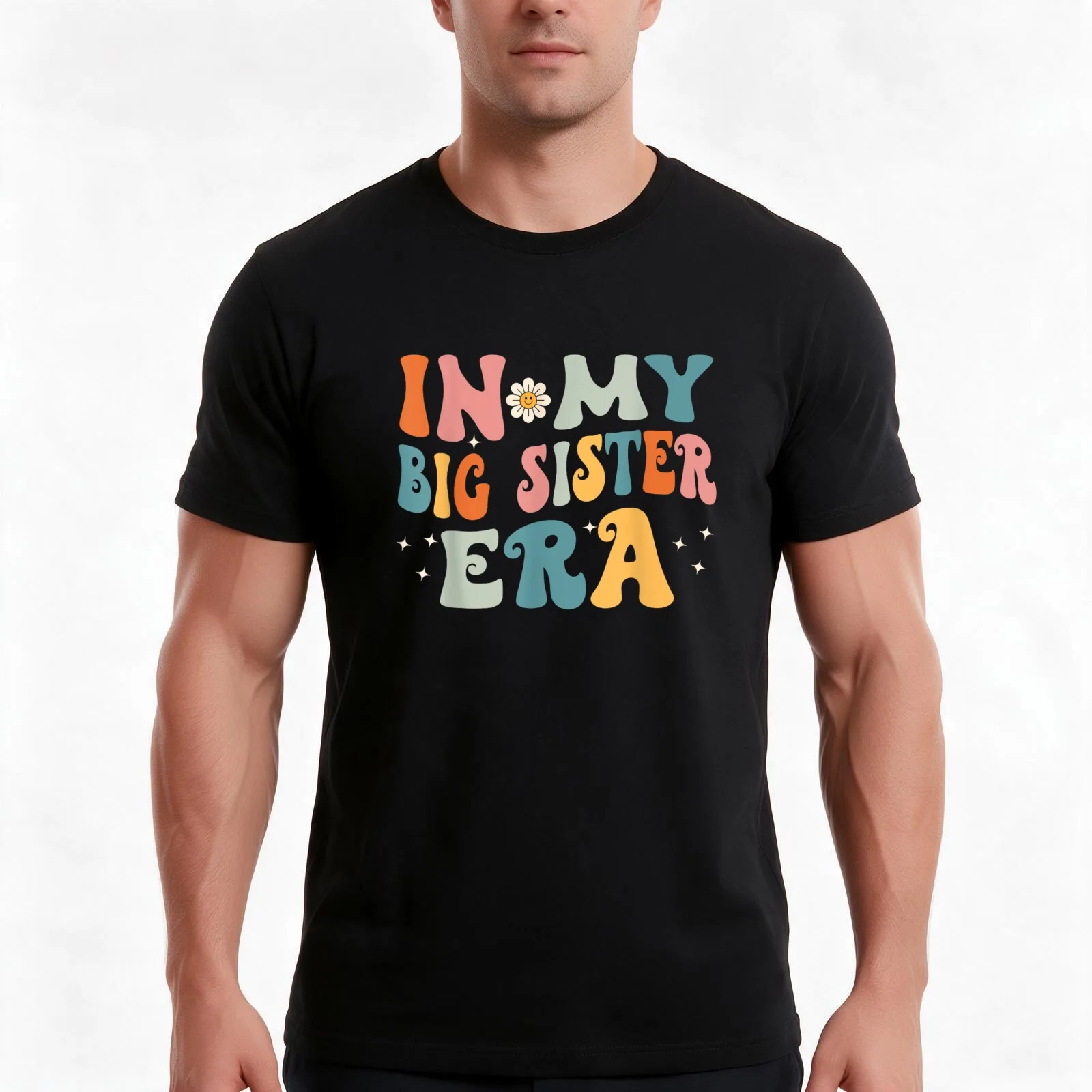 In My Big Sister Era Shirt For Daughter, Gift For Kids T-Shirt, Summer Casual Cotton Tee, Oversized Streetwear Tops, 100% Cotton
