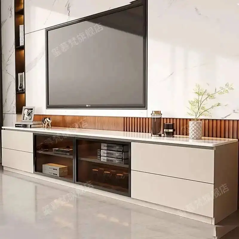 

Современные мобильные тумбы под телевизор для гостиной, дизайнерские роскошные стеллажи-шкафы, модные мебельные решения для хранения и размещения ТВ