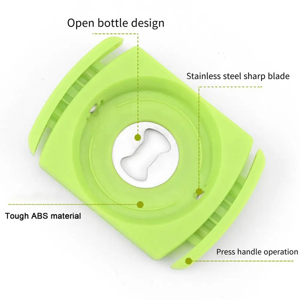 

Effortless Operation Bottle Opener Stress-relief Stainless Steel Bottle Opener Set for Effortless Opening of for Smooth for Home