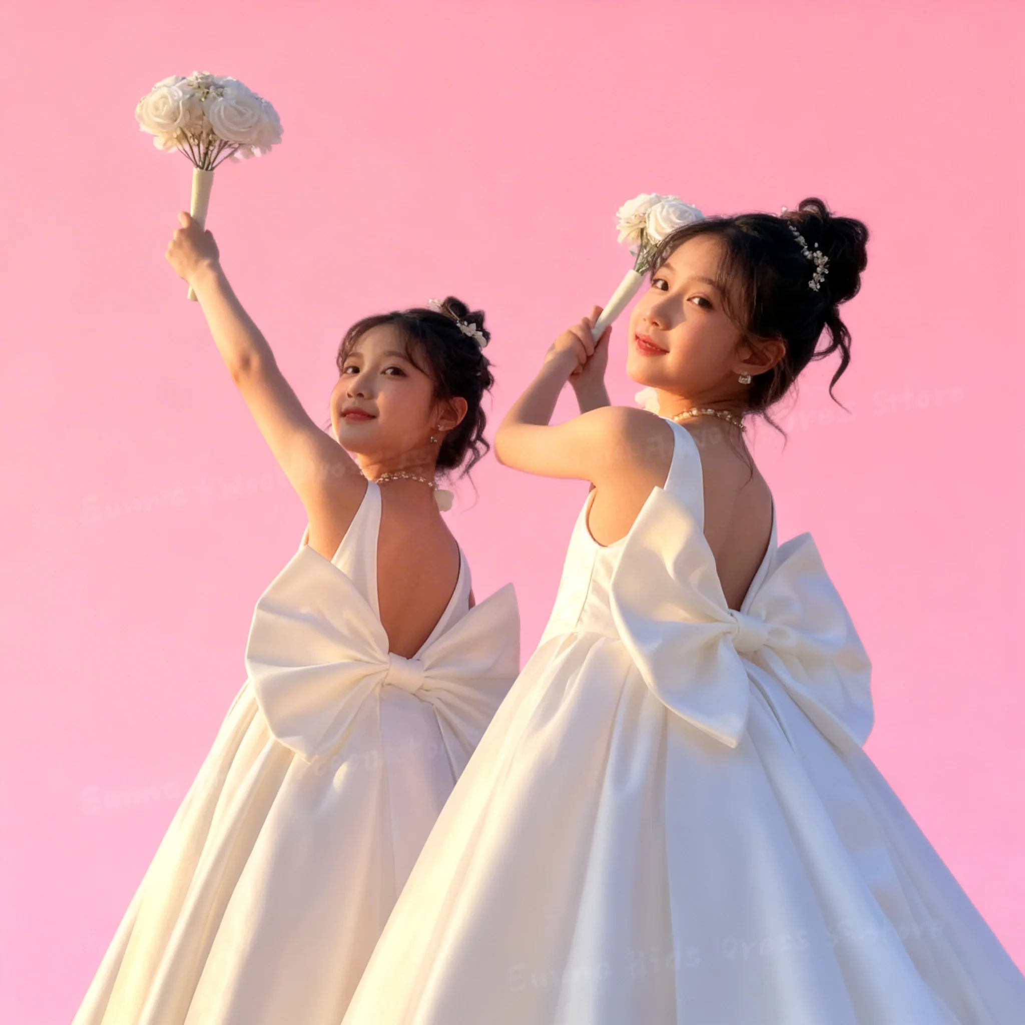 robe-de-demoiselle-d'honneur-en-satin-pour-mariage-robes-de-demoiselles-d'honneur-junior-pour-petites-filles-robes-longues-avec-nœuds-robe-de-communion-robes-de-fete-d'anniversaire