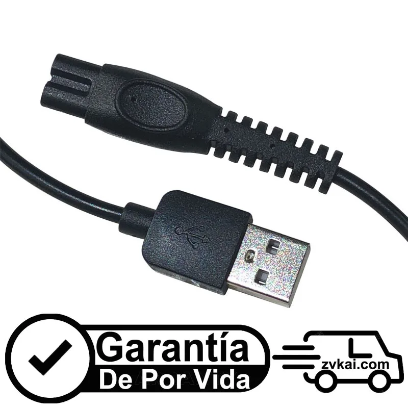 OneBlade Cable USB 5V Philips Afeitadora MG7900 MG9520/50 QP1424 QP2724 QP2834/70 S5885 S7886 BRL176/00 Multigroomer Recortadora de Barba Cargador