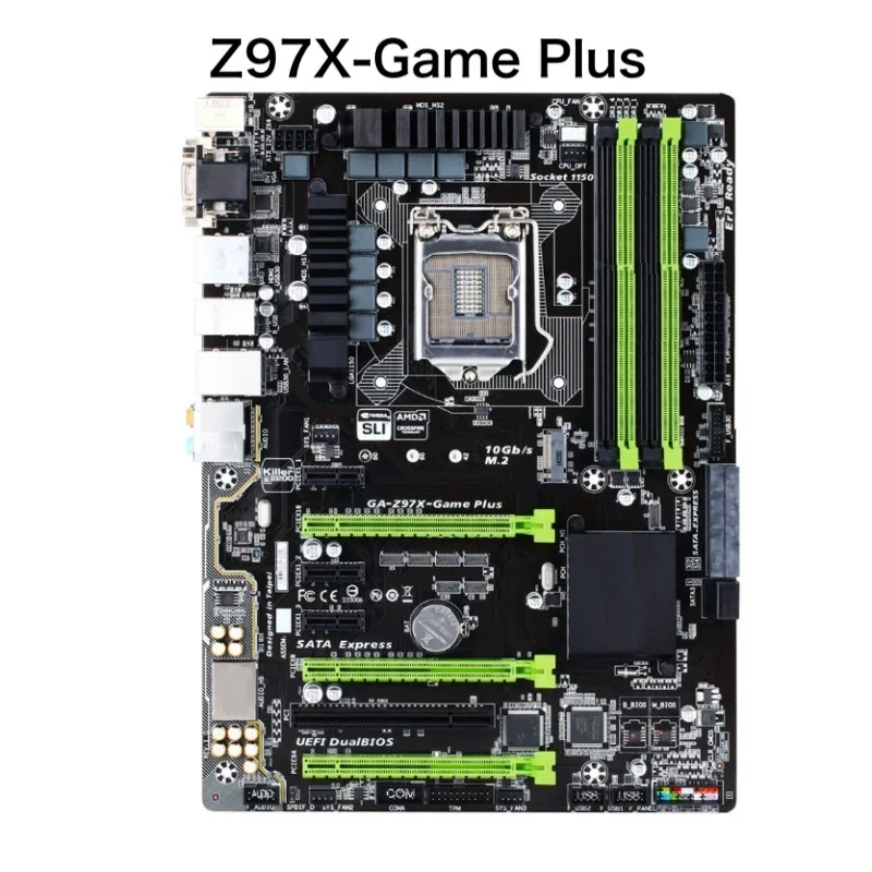 

For Gigabyte Z97X-Game Plus Desktop Motherboard GA-Z97X-Game LGA 1150 DDR3 Mainboard 100% Tested OK Fully Work Free Shipping