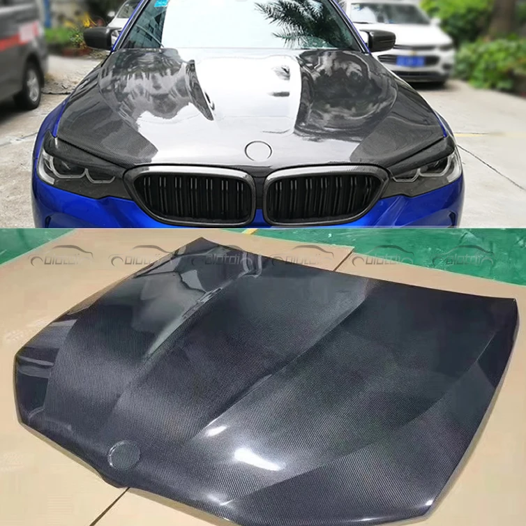 Carbon Fiber Front Engine Hood Bonnet Cover for BMW M5C F90 5 Series G30 G31 Mtech Msport 520i 540i 550i