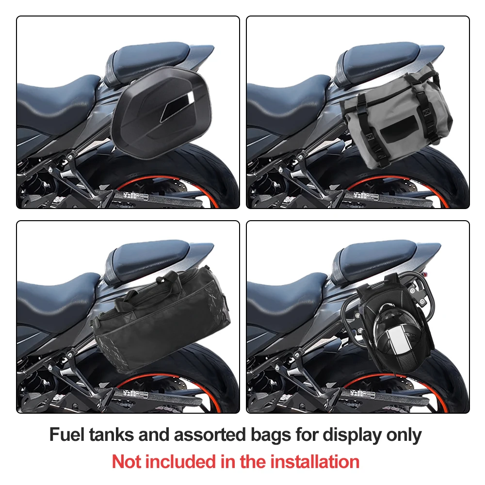 For Suzuki GSX-S750 GSX-S750Z GSR750 2017 2018 2019 2020 2021 Motorcycle Side Luggage Racks Saddlebag Support Bars Mount Bracket