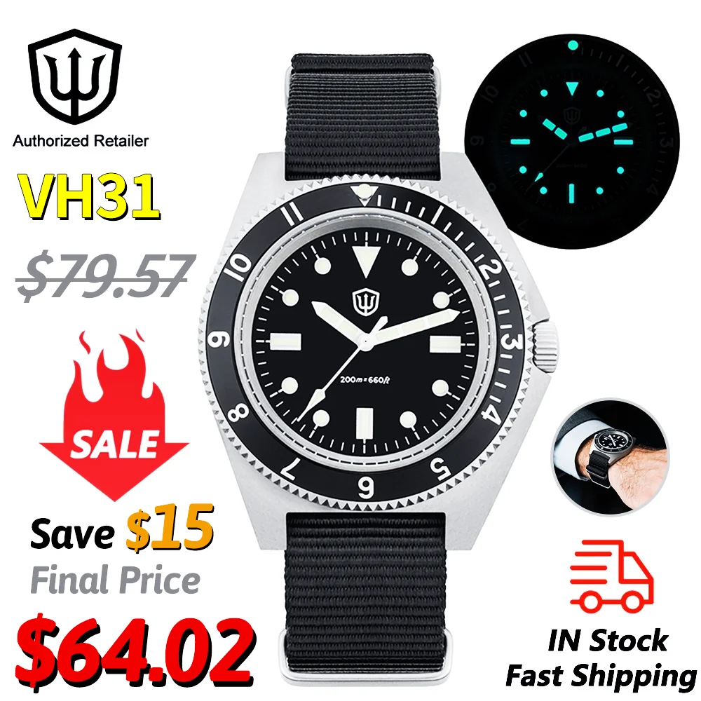 Watchdives WD1972 Кварцевые часы VH31 Механизм Sweep Seconds с сапфировым стеклом BGW9 Светящиеся водонепроницаемые наручные часы 20 бар Watchdives WD1972 Кварцевые часы VH31 Механизм Sweep Seconds с сапфировым стеклом BGW9 Светящиеся водонепроницаемые наручные часы 20 бар