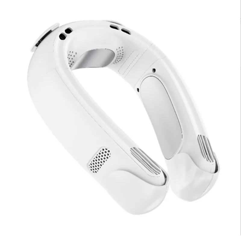 

Портативный безлопастной электрический вентилятор для кондиционирования воздуха, персональный USB мини-подвесной вентилятор для шеи, автомобиль на колесах, уличное использование, носимый пластик