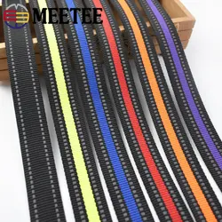 Meetee 10Meters Reflective Ribbon 15/20/25mm Webbing Tapes Shoulder Bag Strap Belt Clothes Dog Collar Luggage Sewing Accessories