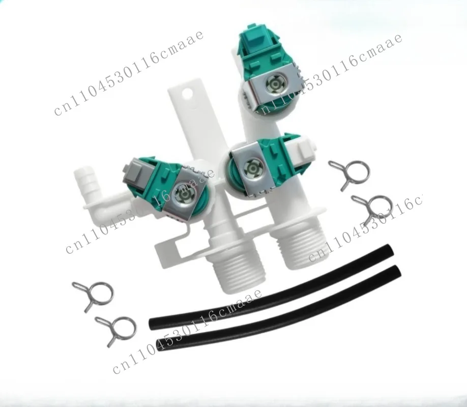 Suitable for W10599356 W10509710 Washing Machine Inlet Valve with 2 Pipes