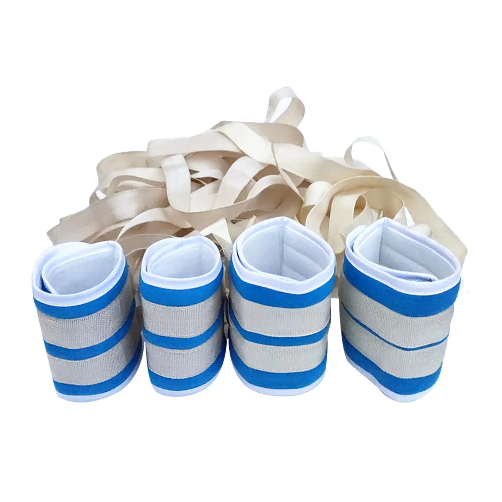 1Set Restraint Bands for Hospital Patients Adjustable Limb Restraints Wrist Ankle Arm Leg Restraints Breathable