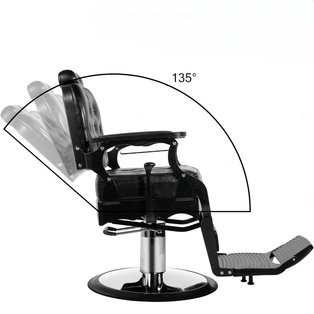 Artist hand Vintage Barber Chair Heavy Duty Hydraulic Recline Salon Chair Classic Barber Chairs for Hair Stylist Tattoo Chair