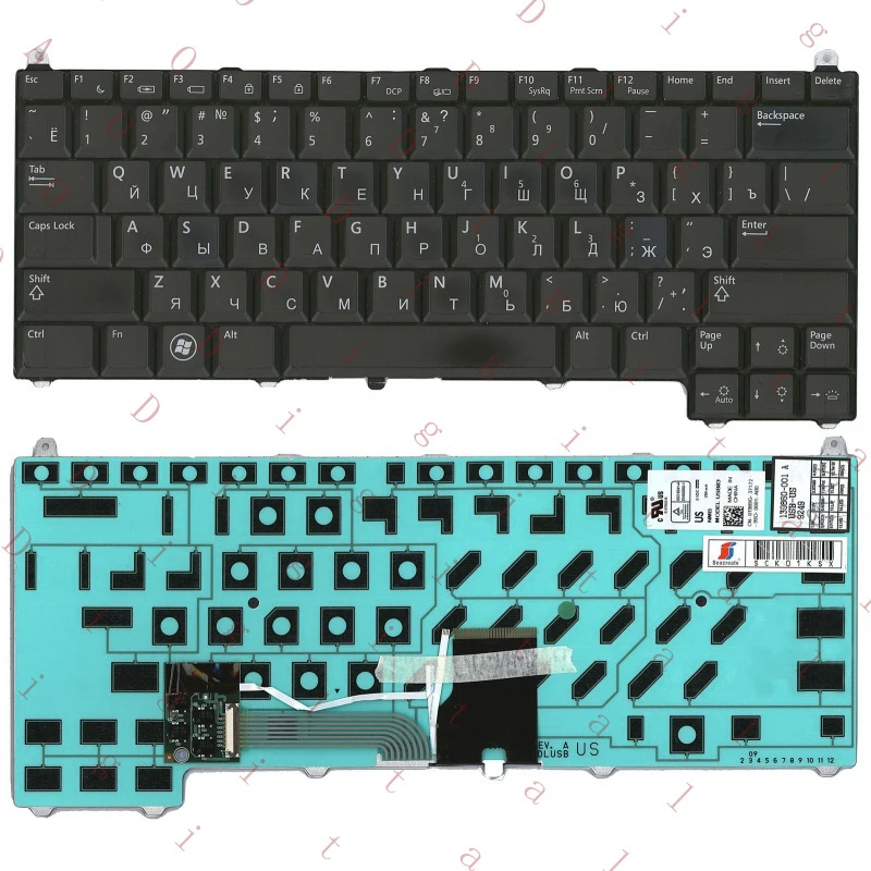 

WW 0T989G FOR DELL Latitude E4200 Backlit Laptop Keyboard T989G