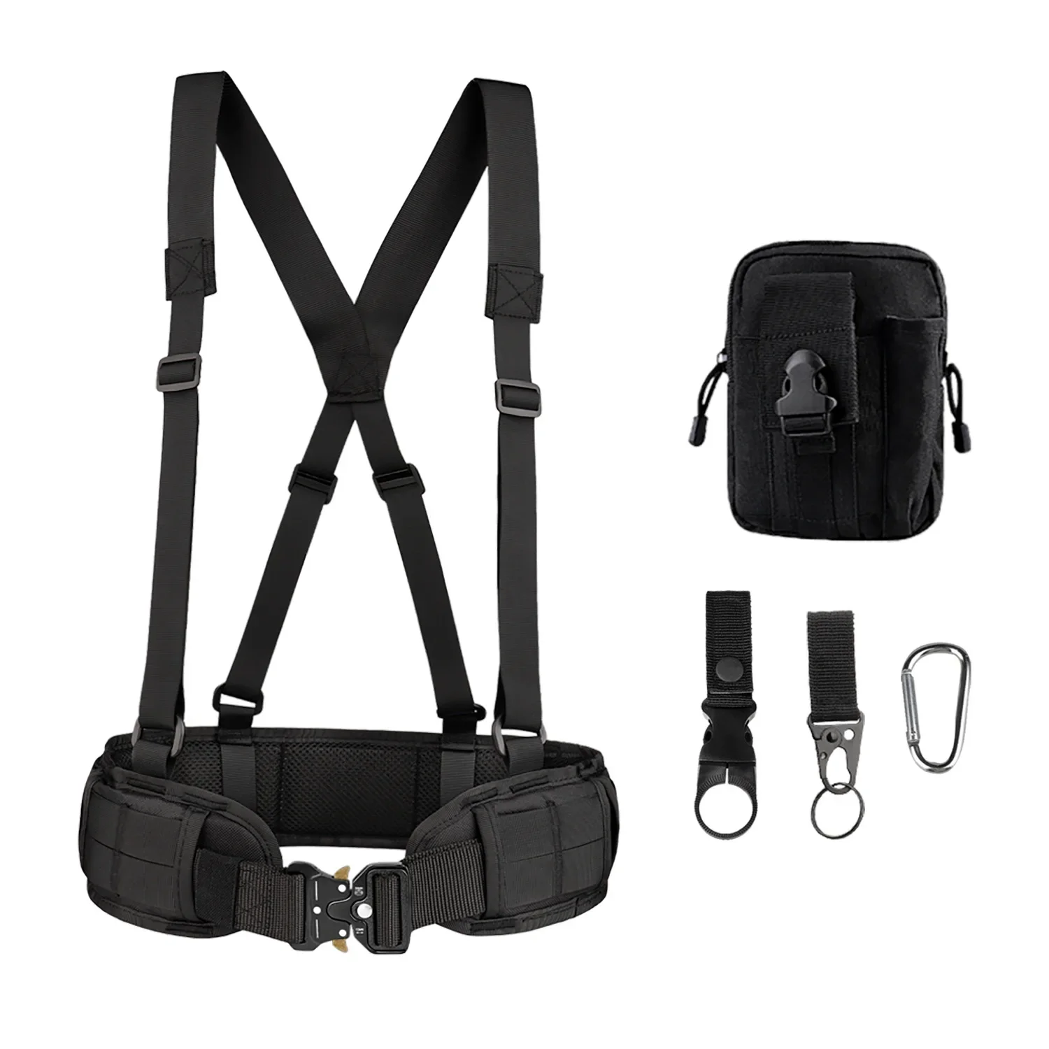 Set di guarnizioni in nylon tattico per esterni Cintura multifunzione Molle Real CS Training Snakehead per uomini e donne