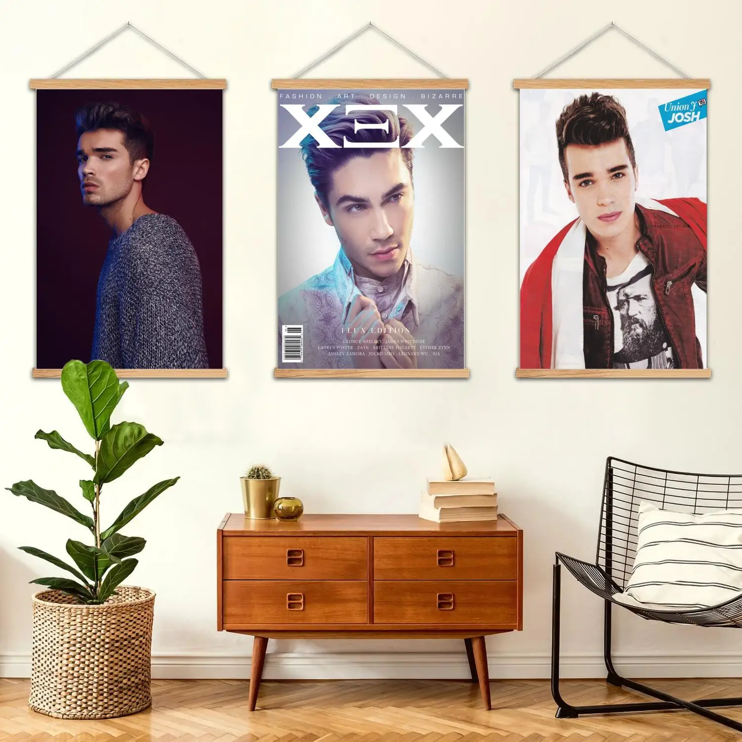 Union J Framed Wall Painting Canvas Art Poster and Wall Art  Modern Family Bedroom DecorDecorative painting