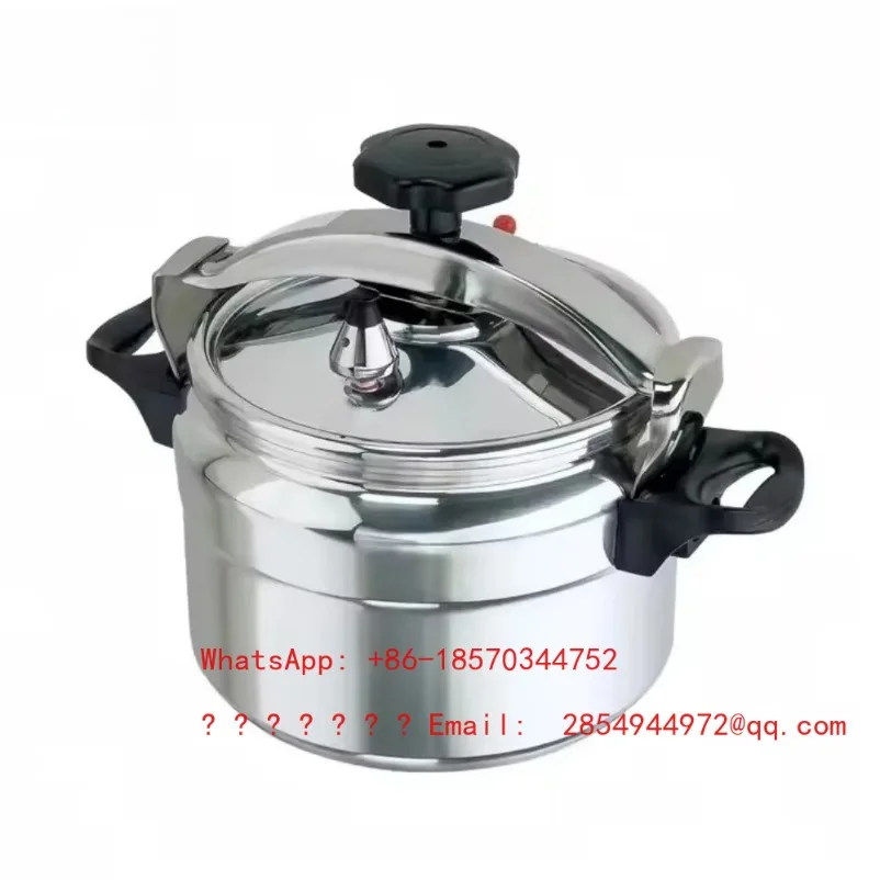 2026 New Design Large Capacity Aluminum Alloy Pressure Cooker with Explosion-Proof Function for Commercial Kitchen