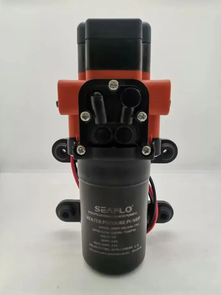 

Seaflo 23C Series 12 В SFDP1-015-040-23C / 24 В SFDP2-015-040-23C Самовсасывающий мембранный насос 1,5 галлона/40 фунтов на квадратный дюйм Яхта для лодки