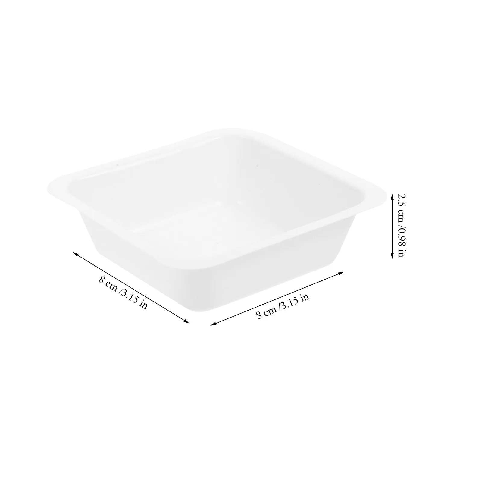 20Pcs Plastic Weighing Boats Anti-Static Disposable Lab Weigh Boat Food Safe Weighing Tray for Measurement Mixing Powder Liquid