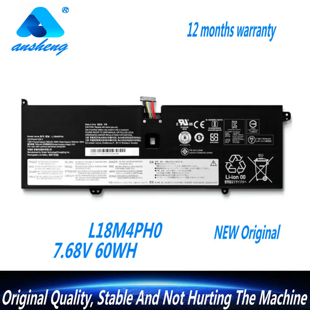 

Original L18C4PH0 L18M4PH0 Laptop Battery For Lenovo Yoga C940 SP/A C940-14IIL 81Q9 5B10T11586 5B10W67374 SB10W67323 5B10T11585