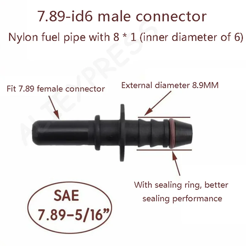 [G]New 1Set  Auto Quick Release Fuel Line Coupler Hose Connector Disconnect Connectors