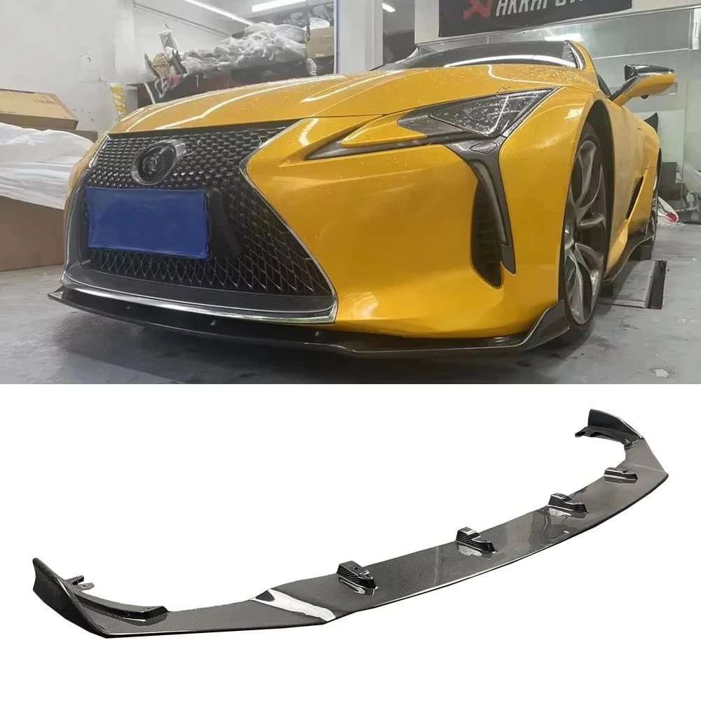 

Wholesale Carbon Fiber Art Style Front Bumper Lip New Upgrade Bodykit for Lexus LC500 LC500H