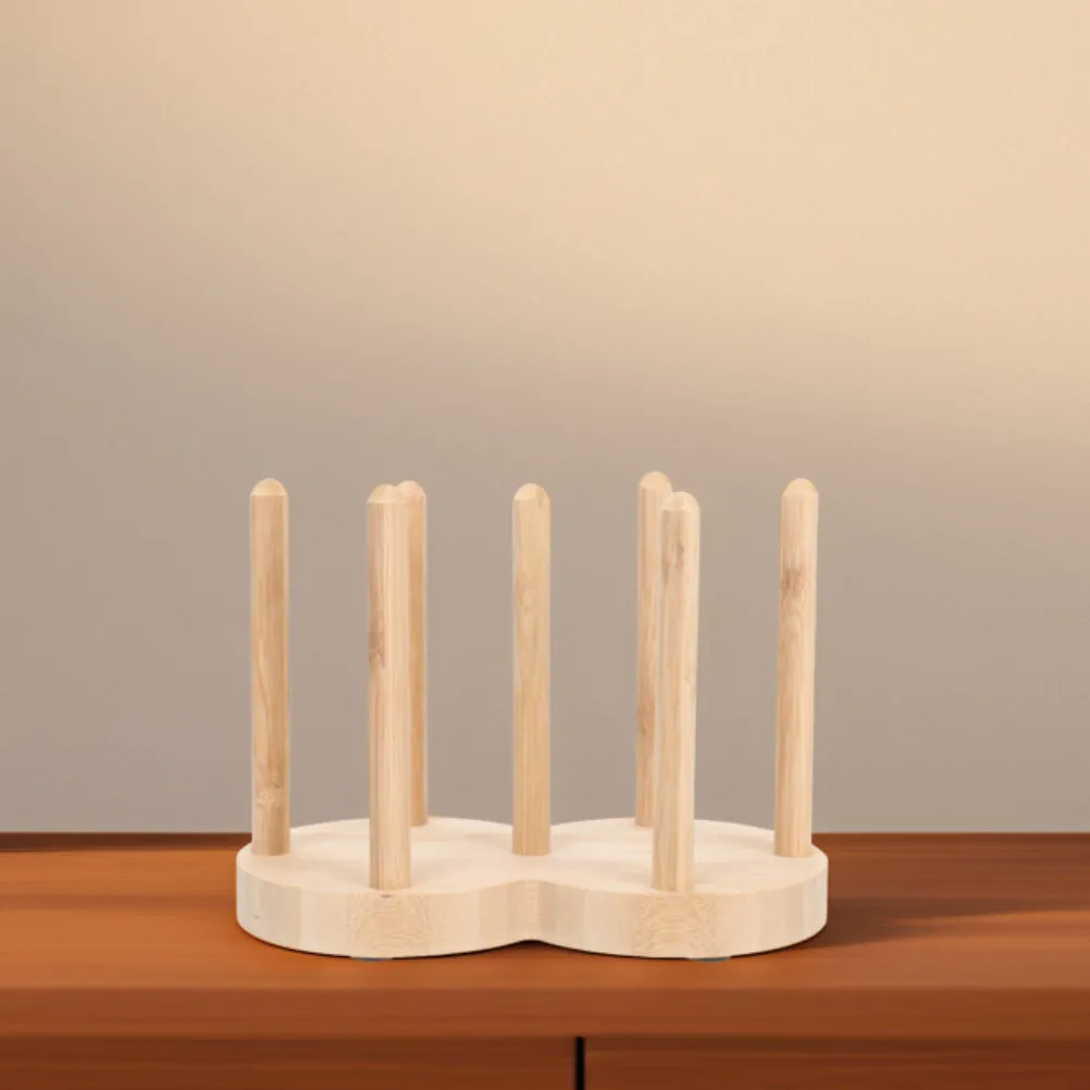 

Wooden Picnic Cup Storage Rack for Outdoor Gatherings Portable Lightweight Cup Holder Organizer for Paper Cups Tumblers and