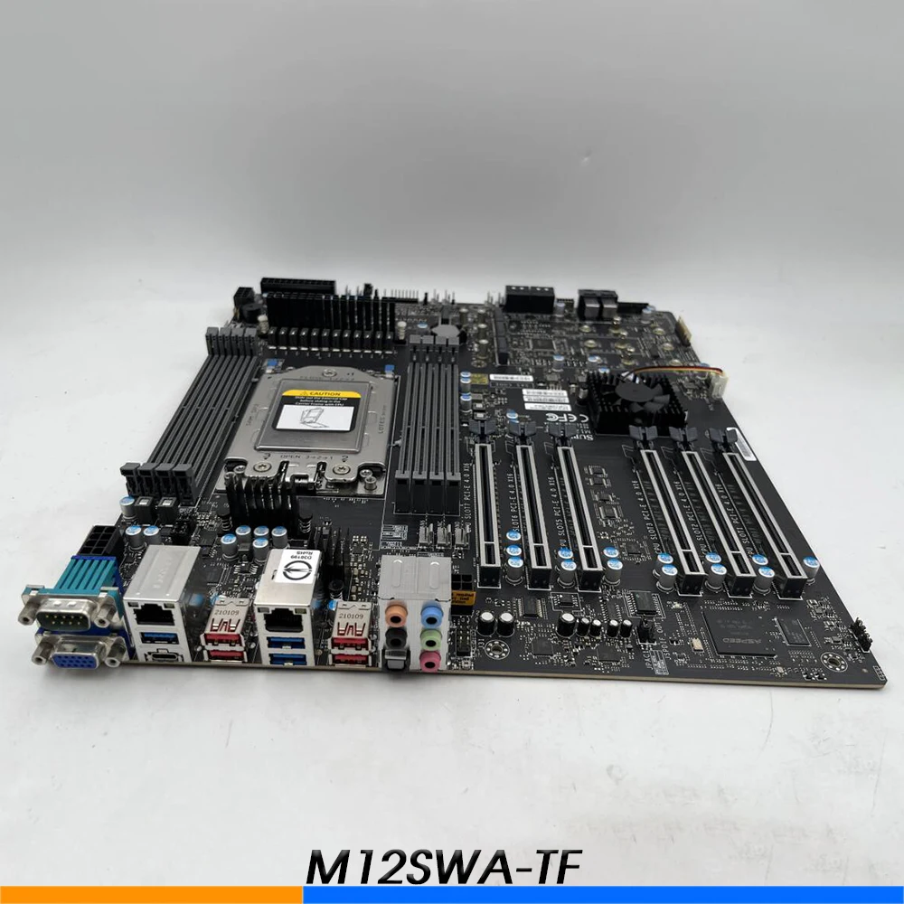 

M12SWA-TF 10G IPMI WRX80 6 PCIE4.0 M.2X4 U.2 EATX Server Motherboard
